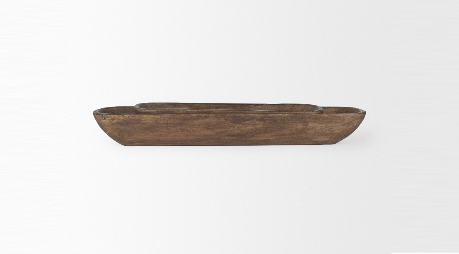 Athena Wooden Trays S/2 Brown - Image 6