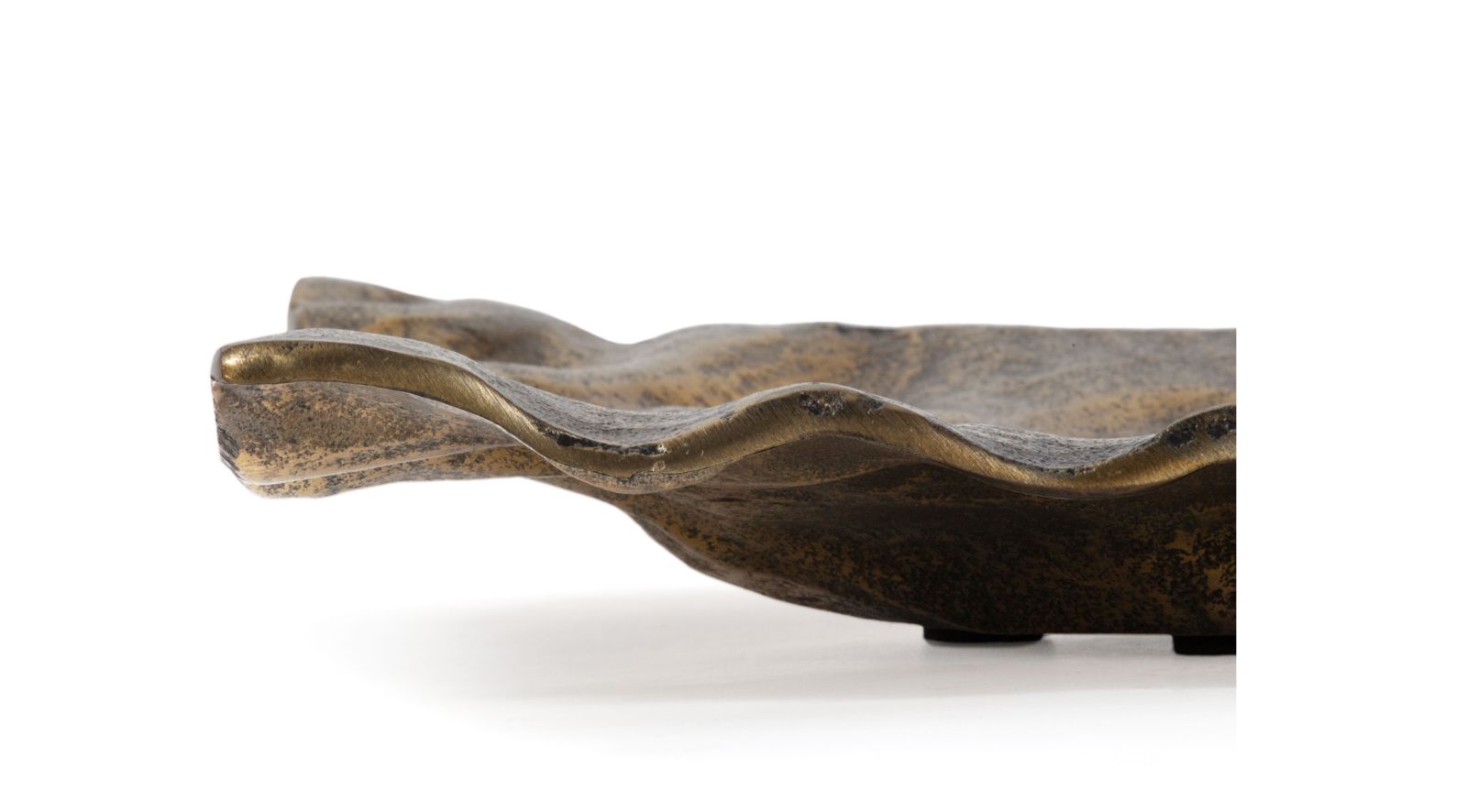 Azalea Metal Tray- Large Gold - Image 5