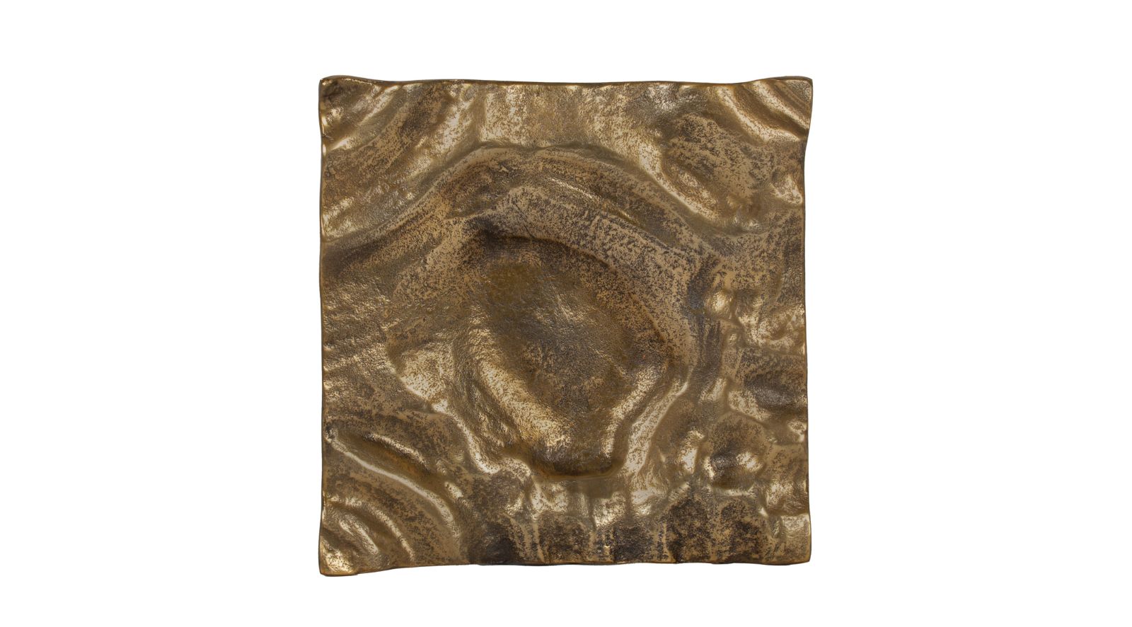 Azalea Metal Tray- Small Gold - Image 5