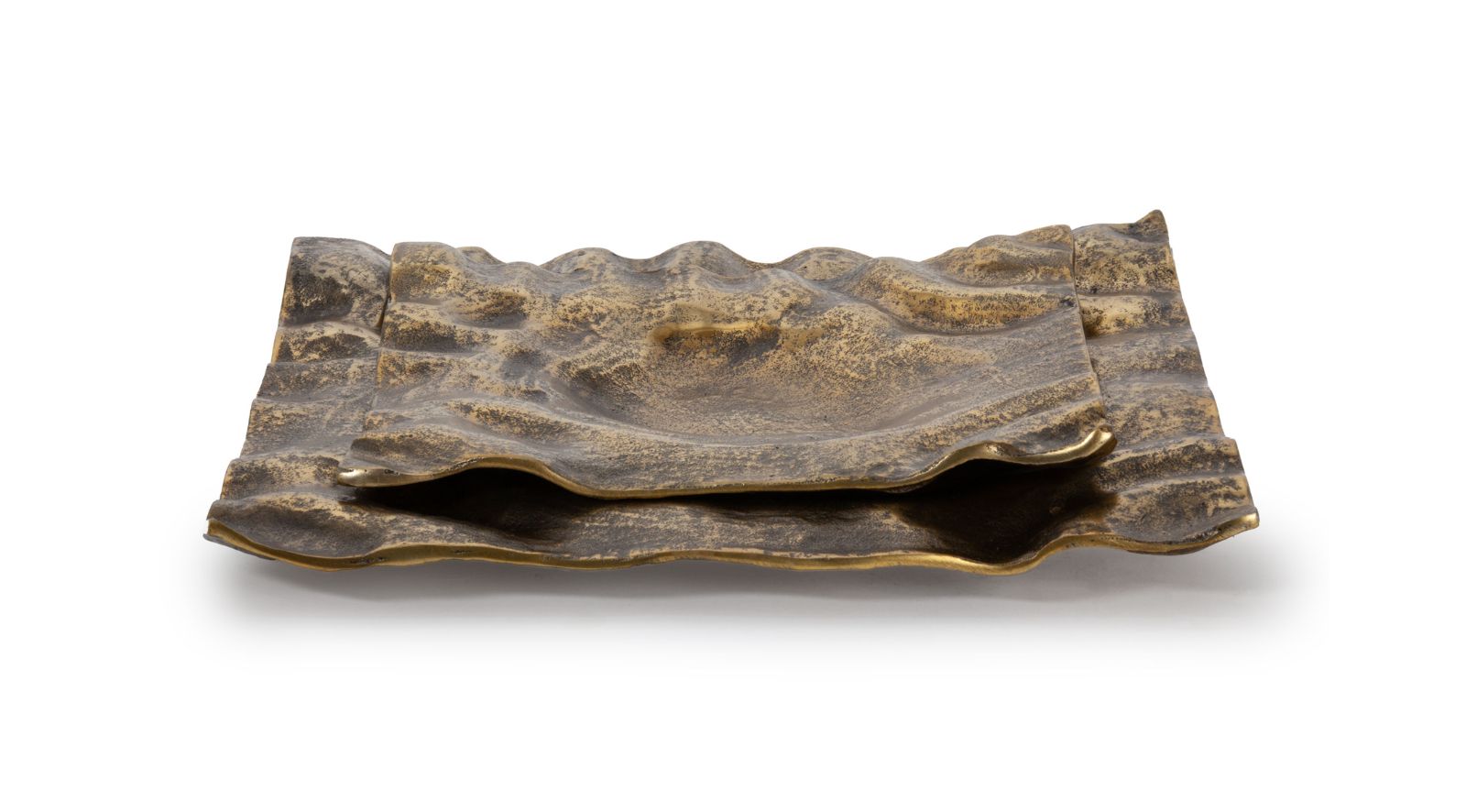 Azalea Metal Tray- Small Gold - Image 9