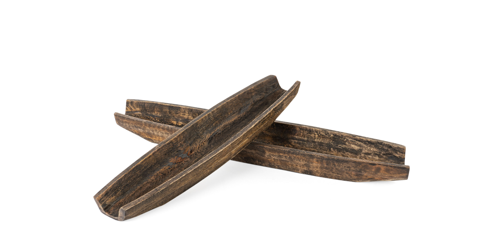 Cruz Wood Boat Trays, S2 - Image 3