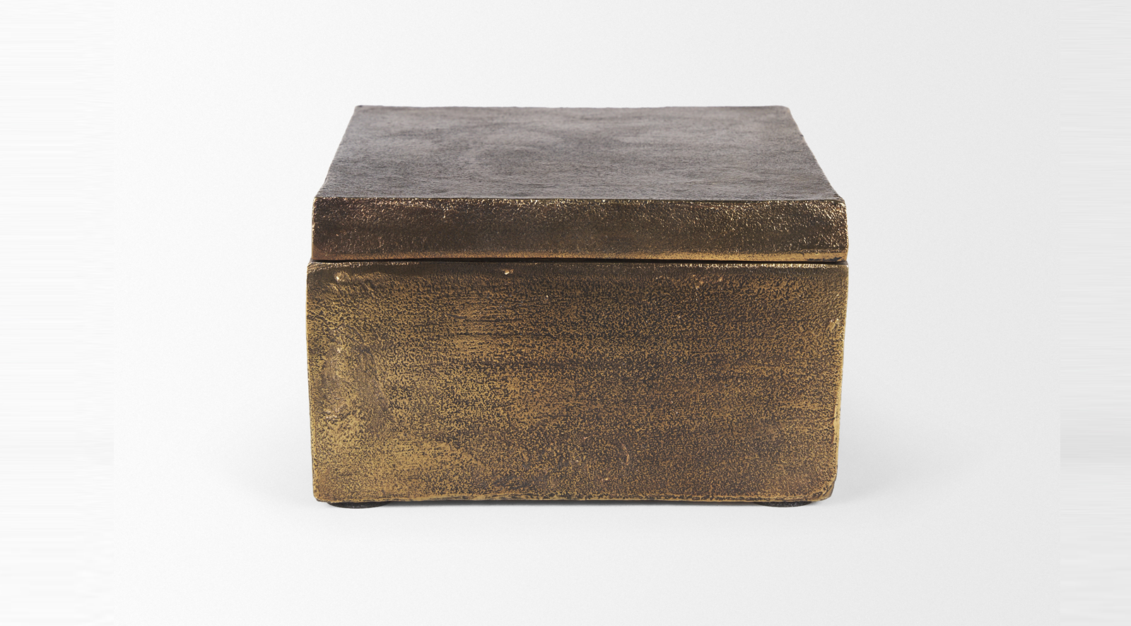 Porschia Antiqued Gold Box Large - Image 3