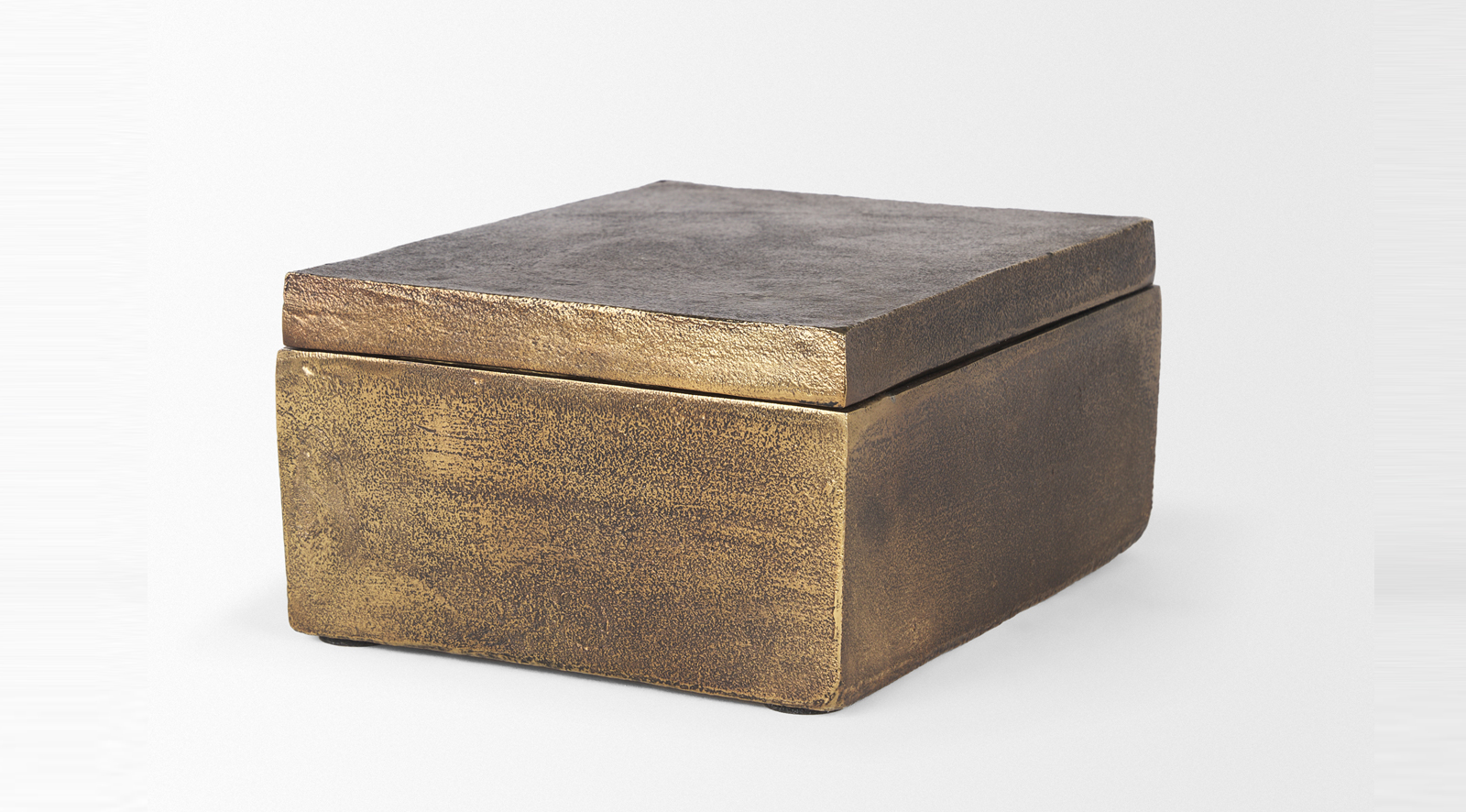 Porschia Antiqued Gold Box Large - Image 2