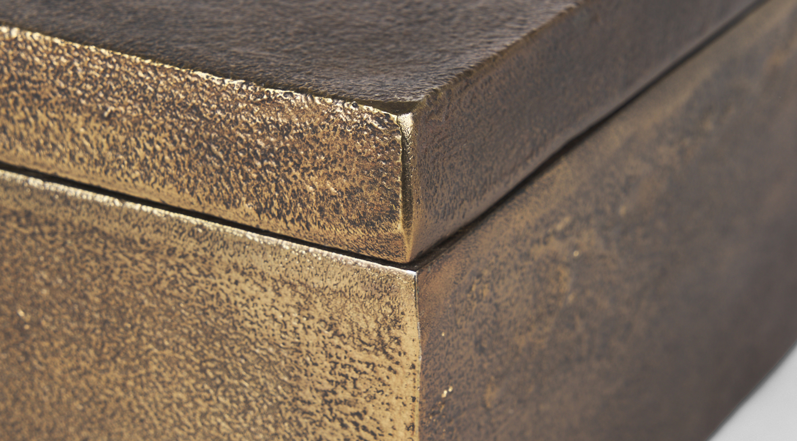 Porschia Antiqued Gold Box Large - Image 13