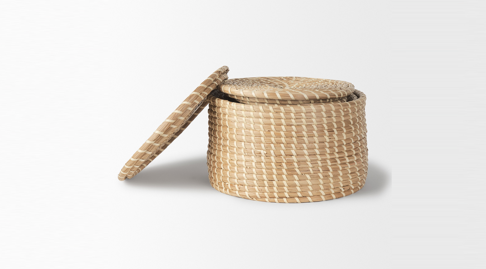 Kailini Seagrass & Plam Leaf Boxes S/4 - Image 2