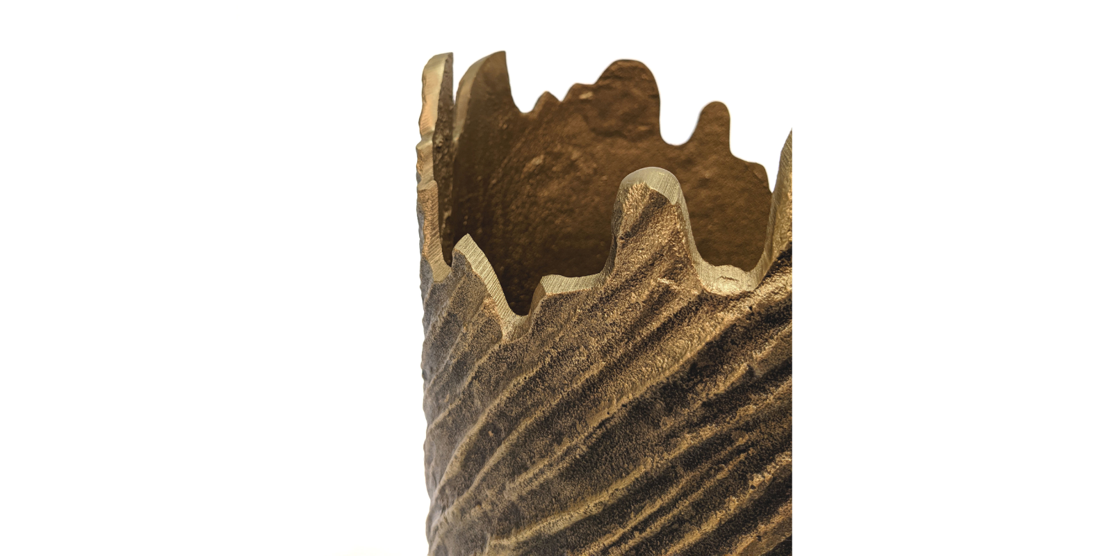 Lillian Metal Vase - Image 3