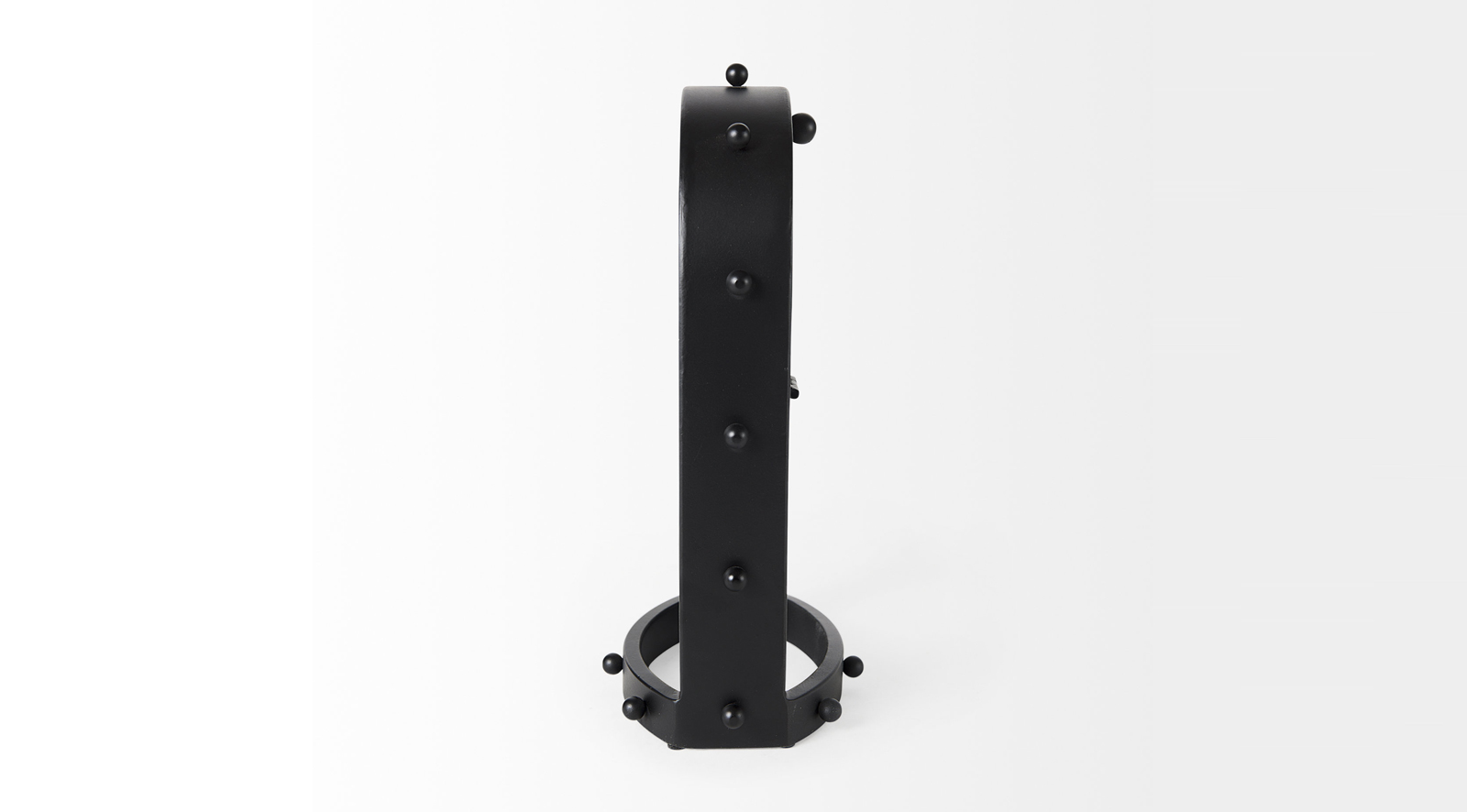 Marian Oval Table Clock Black - Image 4