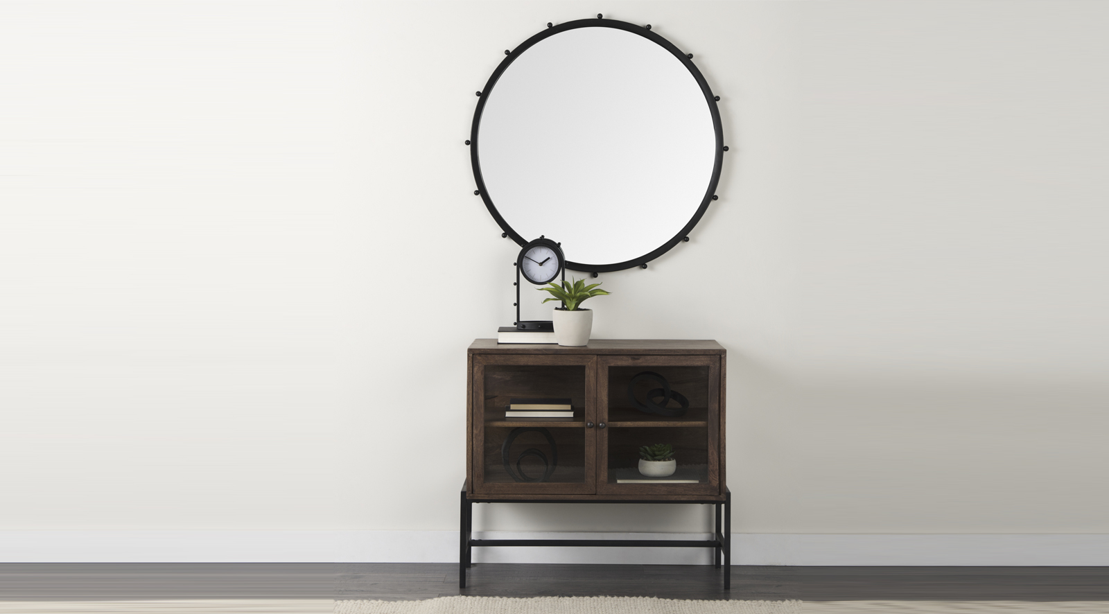 Marian Oval Table Clock Black - Image 7