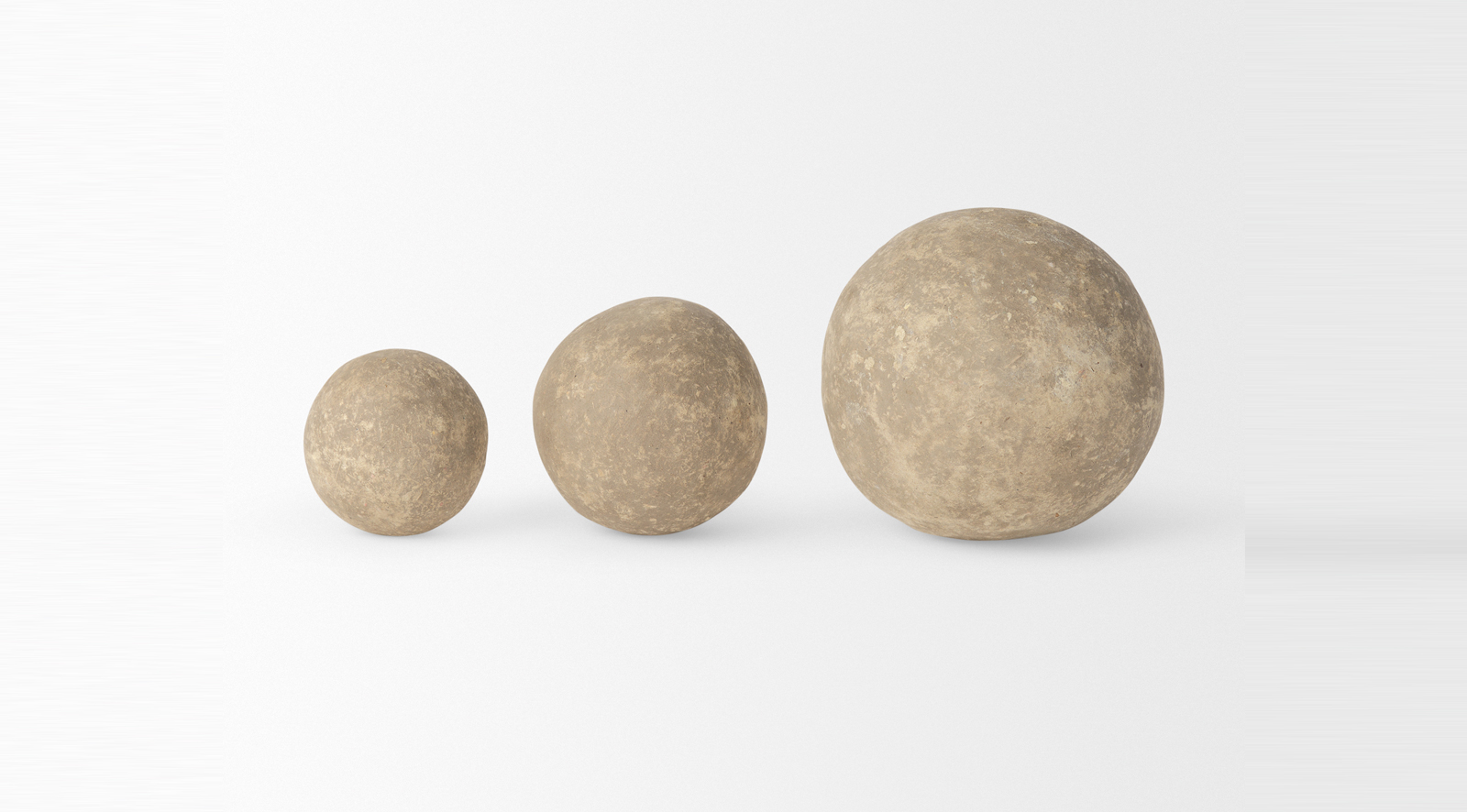 Sunita Paper Mache Orbs Gray - Image 2