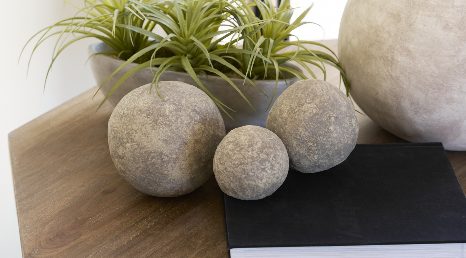Sunita Paper Mache Orbs Gray - Image 6