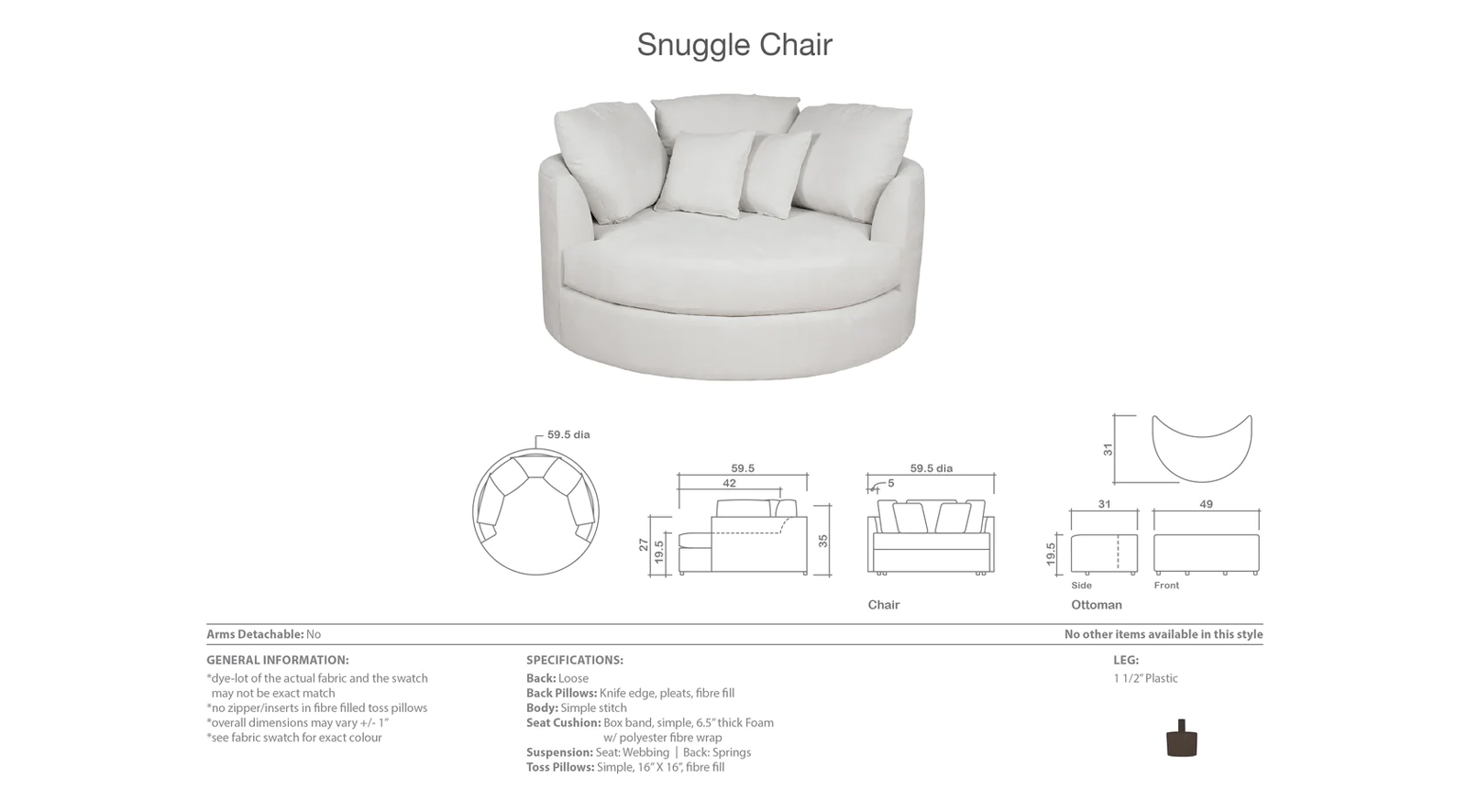 Snuggle Chair - Image 6