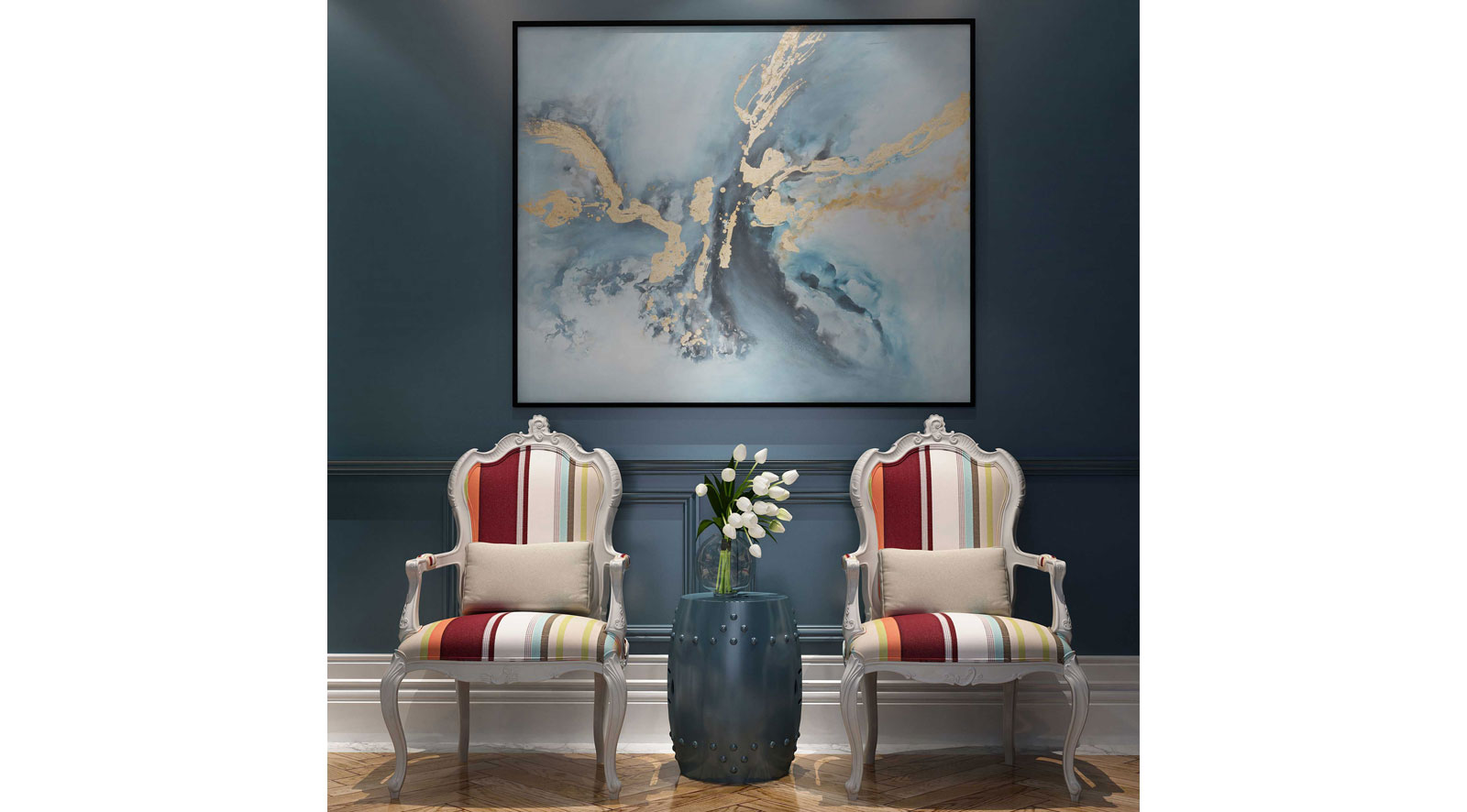 Transcendent Hand Painted Canvas - Image 4
